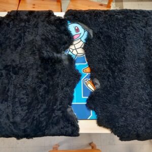 Lämmin aito Musta talja  2kpl