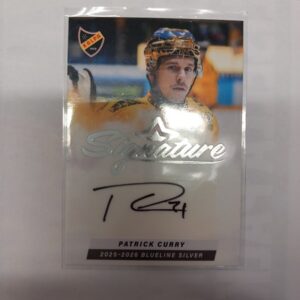 2025-26 SM-Liiga Blueline Series 1 Silver Signature Patrick Curry #71 55/80