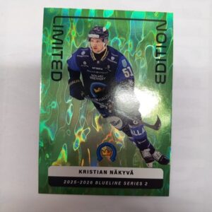 2025-26 SM-Liiga Blueline Series 2 Green Limited Edition Kristian Näkyvä #51 LE-07