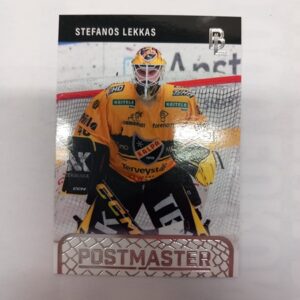 2025-26 SM-Liiga Blueline Series 2 Postmaster Stefanos Lekkas #40 PM-06