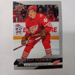 2025-26 UD Star Rookies Box Set Axel Sandin-Pellikka #12