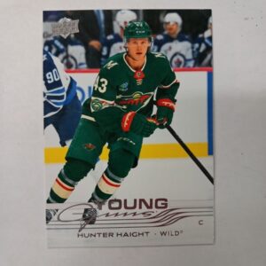 2025-26 UD Series 2 Young Guns Hunter Haight #475