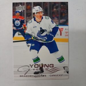 2025-26 UD Series 2 Young Guns Braeden Cootes #497