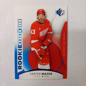 2025-26 UD SP Rookie Authentics Blue Carter Mazur #132