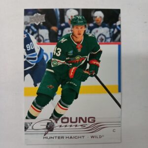 2025-26 UD Series 2 Young Guns Hunter Haight #475