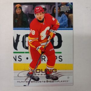 2025-26 UD Series 2 Young Guns Hunter Brzustewicz #455