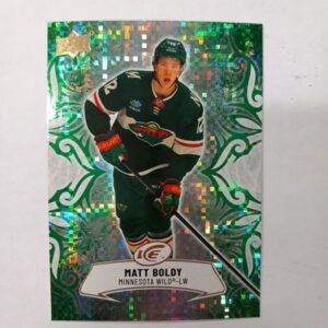 2024-25 UD ICE Emerald Green Matt Boldy #98