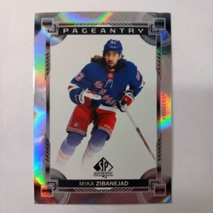 2024-25 UD SP Authentic Pagenatry Mika Zibanejad #P-10