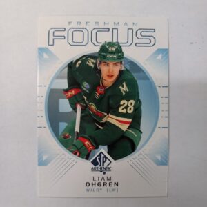 2024-25 UD SP Authentic Freshman Focus Liam Ohgren #FF-5