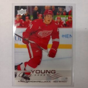 2025-26 UD Series 2 Clear Cut Young Guns Axel Sandin-Pellikka #484