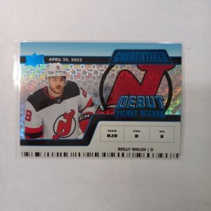 2022-23 UD Credentials Debut Ticket Acces Reilly Walsh #143 38/99