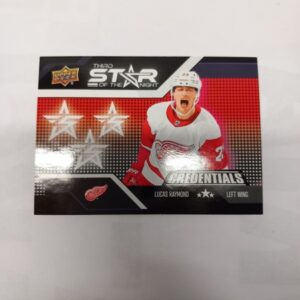 2022-23 UD Credentials Third Star Of The Night Lucas Raymond #3S-6