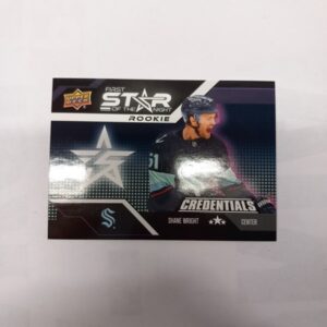 2022-23 UD Credentials First Star Of The Night Rookie Shane Wright #1SR-1