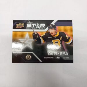 2022-23 UD Credentials First Star Of The Night Brad Marchand #1S-8