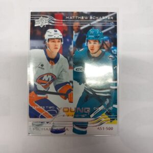 2025-26 Upper Deck Series 2 Young Guns Checklist Matthew Schaefer/Michael Misa #451-500