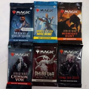 6 Boosterin MTG Booster-lajitelma