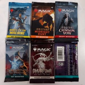 MTG Booster-lajitelma, 5 Boosteria + 1 random