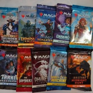10 Boosterin MTG Booster-lajitelma