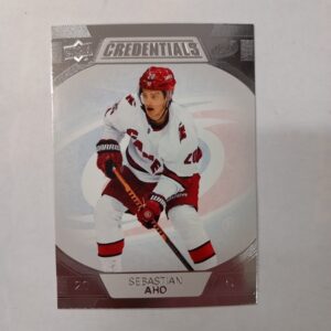 2022-23 UD Credentials Sebastian Aho #15