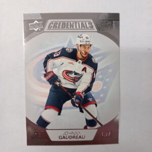 2022-23 UD Credentials Johnny Gaudreau #24