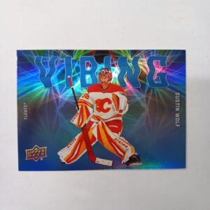 2025-26 UD Series 2 Vibing Dustin Wolf #VB-10