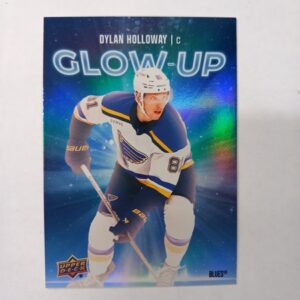 2025-26 UD Series 2 Glow-Up Dylan Holloway #GU-23