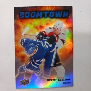 2025-26 UD Series 2 Boomtown Brady Tkachuk #BT-10