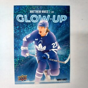 2025-26 UD Series 2 Glow-Up Speckle Matthew Knies #GU-2