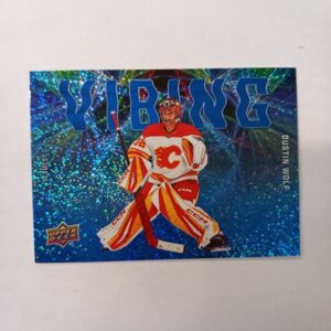 2025-26 UD Series 2 Vibing Speckle Dustin Wolf #VB-10