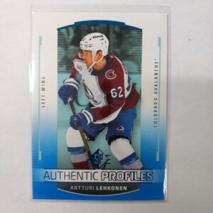 2025-26 UD SP Authentic Profiles Blue Artturi Lehkonen #AP-4