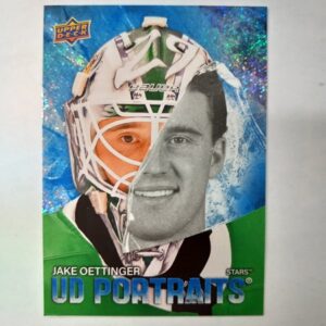 2025-26 UD Series 2 UD Portraits Speckle Jake Oettinger #P-56