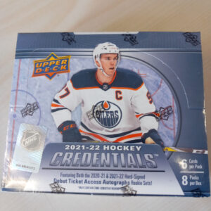 2021-22 UD Credentials Hobby Box