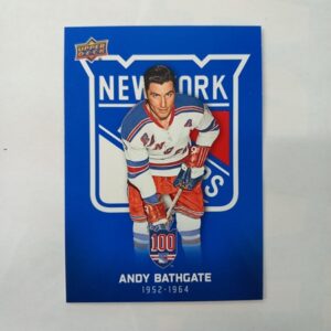 2025-26 UD New York Rangers Centennial Blue Andy Bathgate #5