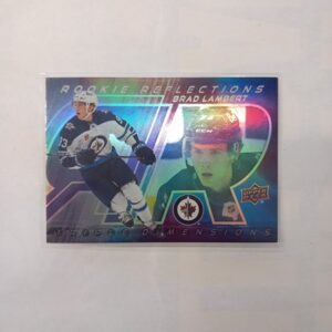 2024-25 UD Extended Series Rookie Reflections Triple Dimensions Brad Lambert #RR-3