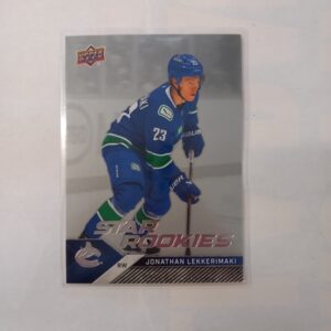 2024-25 UD Star Rookies Jonathan Lekkerimaki #22