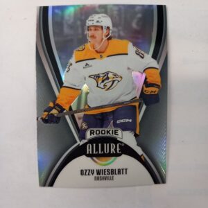 2025-26 UD Allure Rookie Black Rainbow Ozzy Wiesblatt #123