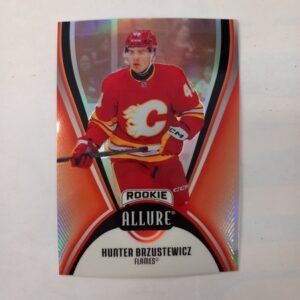 2025-26 UD Allure Rookie Red Rainbow Hunter Brzustewicz #129