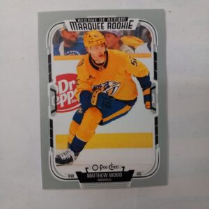 2025-26 UD O-Pee-Chee Marquee Rookie Matthew Wood #553