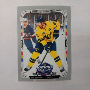 2025-26 UD O-Pee-Chee 4 Nations Face-Off Sweden Erik Karlsson #520