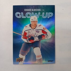 2025-26 Upper Deck Series 2 Glow-Up Connor McMichael #GU-10