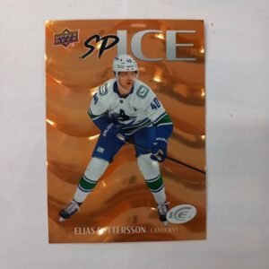2024-25 UD ICE SPICE Medium Elias Pettersson #SP-19