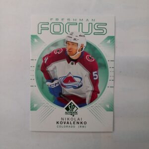 2024-25 Upper Deck SP Authentic Freshman Focus Nikolai Kovalenko #FF-46