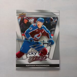 2025-26 Upper Deck MVP Silver Script Nathan MacKinnon #50