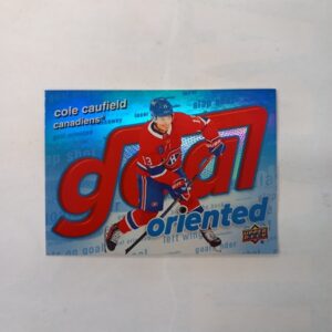 2025-26 Upper Deck Series 1 Goal Oriented Cole Caufield #GO-16