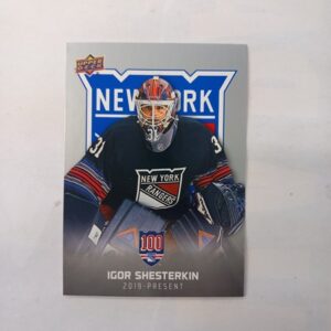 2025-26 Upper Deck New York Rangers Centennial Igor Shesterkin #92