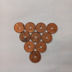 5 penniä 1942 kolikoita 10 kpl