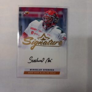 2025-26 SM-Liiga Blueline Series 1 Gold Signature Miroslav Svoboda #AU-MS 24/40