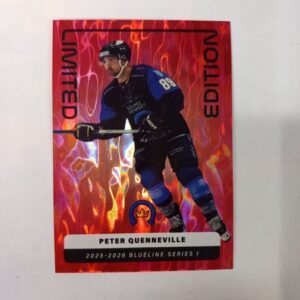 2025-26 SM-Liiga Blueline Series 1 Red Limited Edition Peter Quenneville #LE-07