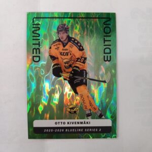 2025-26 SM-Liiga Blueline Series 2 Green Limited Edition Otto Kivenmäki #LE-12
