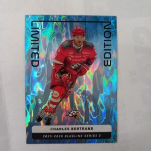 2025-26 SM-Liiga Blueline Series 2 Blue Limited Edition Charles Bertrand #LE-13